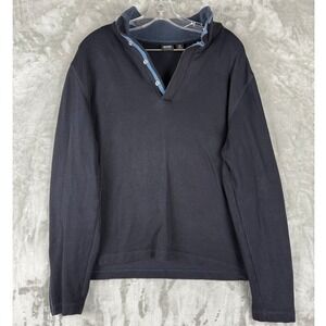 Vintage Hugo Boss Regular Fit Pullover Sweater‎ Men Dark Gray Long Sleeve V-Neck